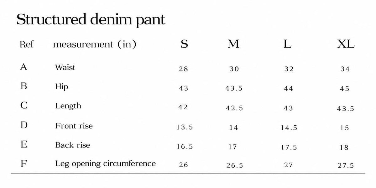 Stuctured Denim