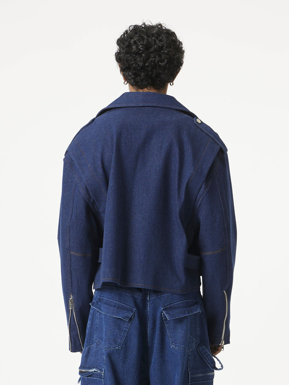 Simple Denim Biker