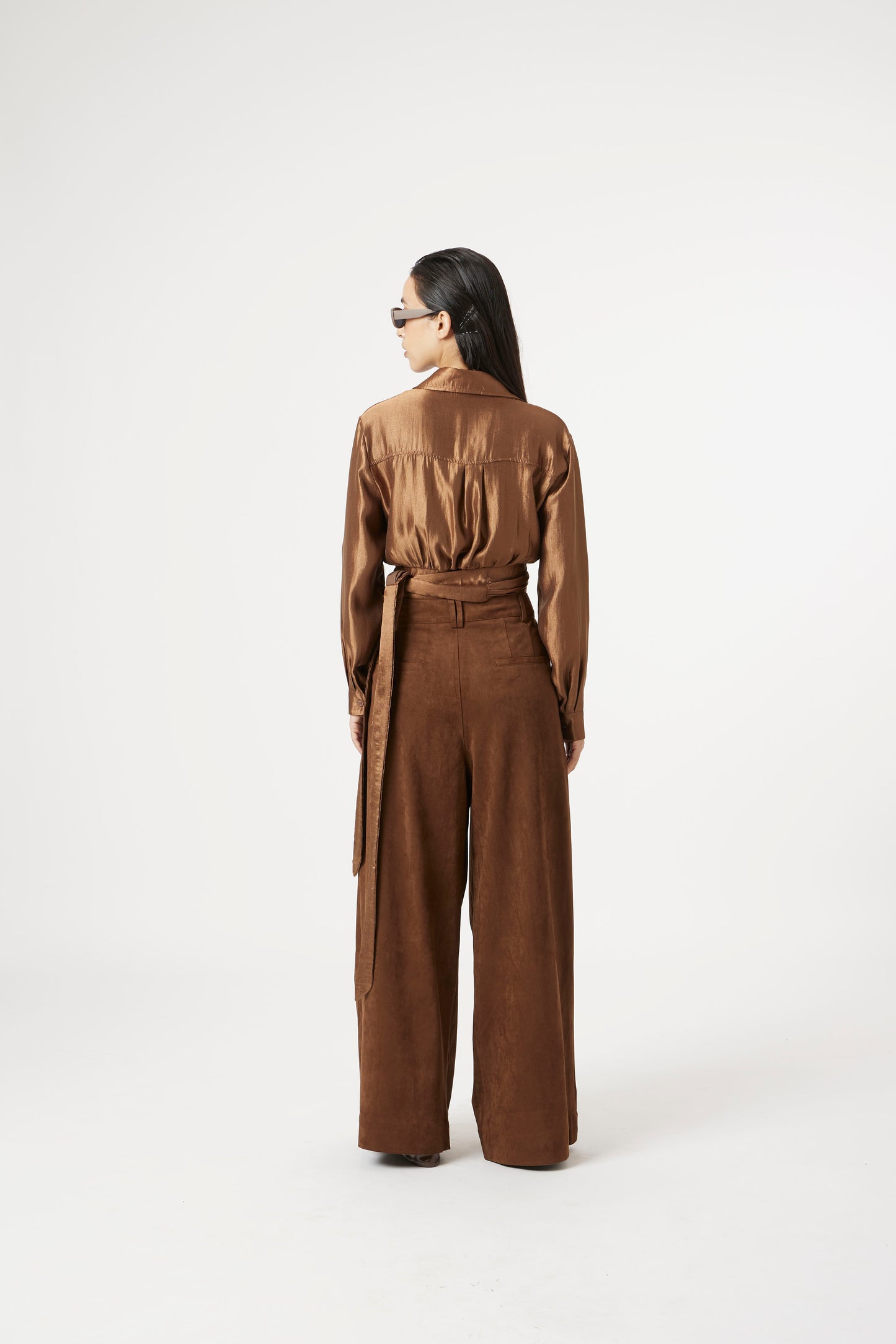 Smooth brown pants
