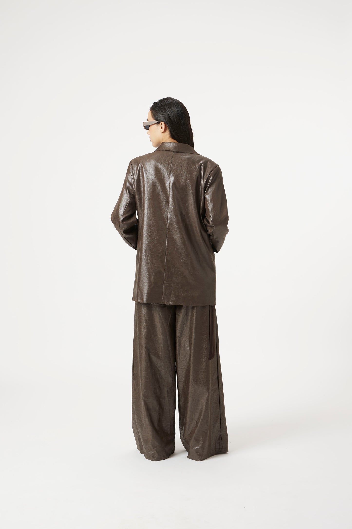 brown tailor theory blazer