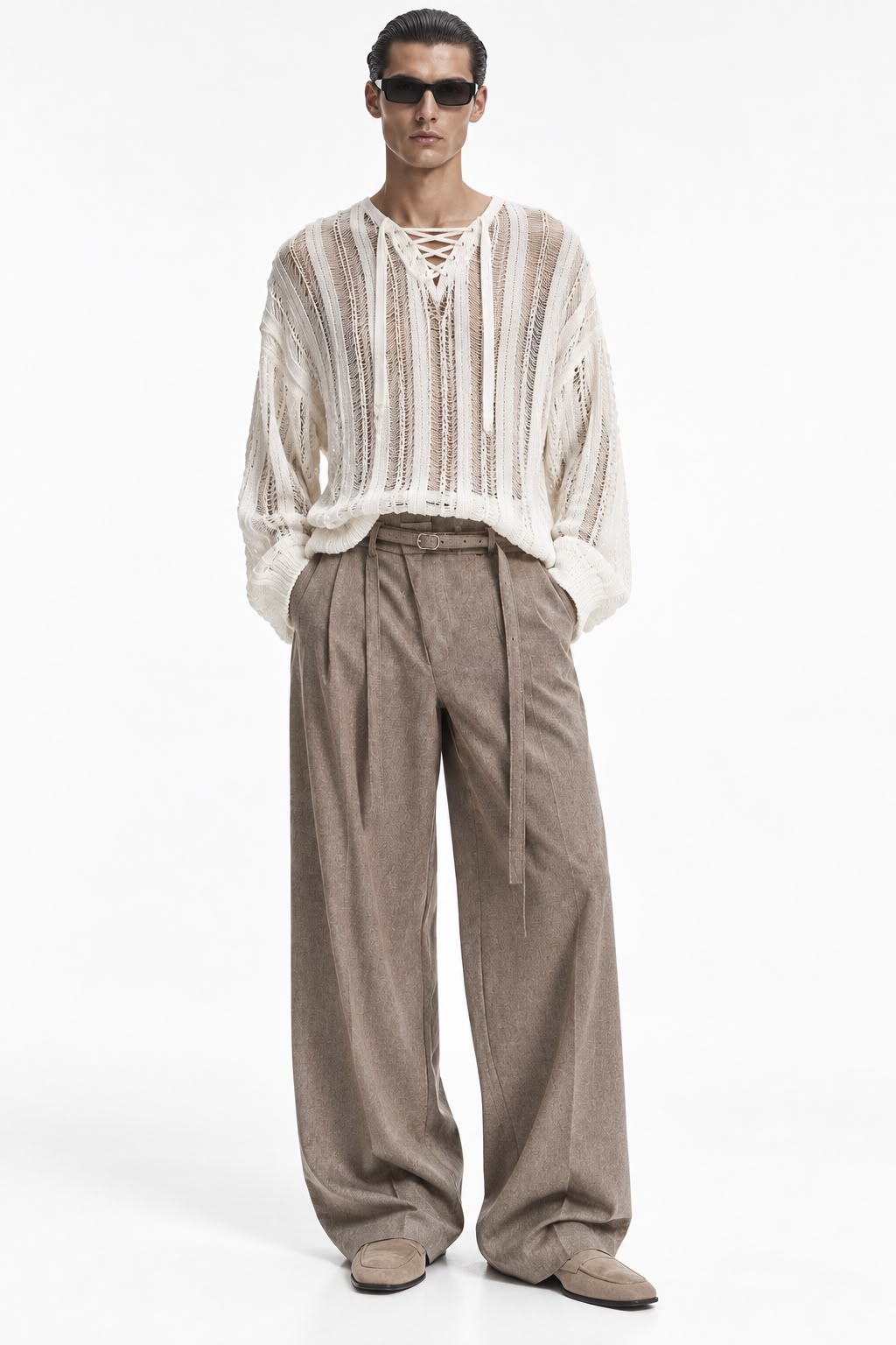 belted trouser