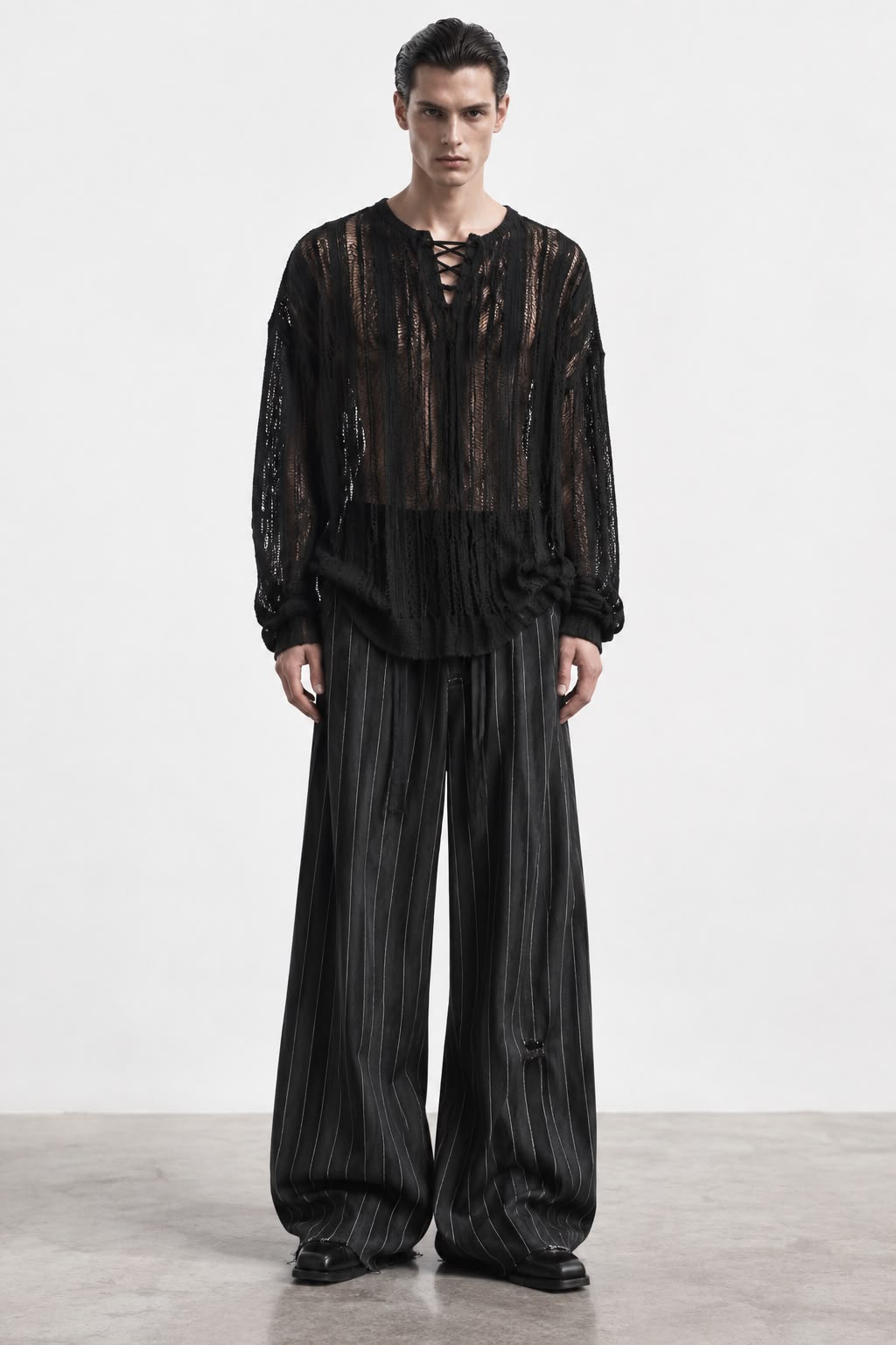 Pinstripe trouser