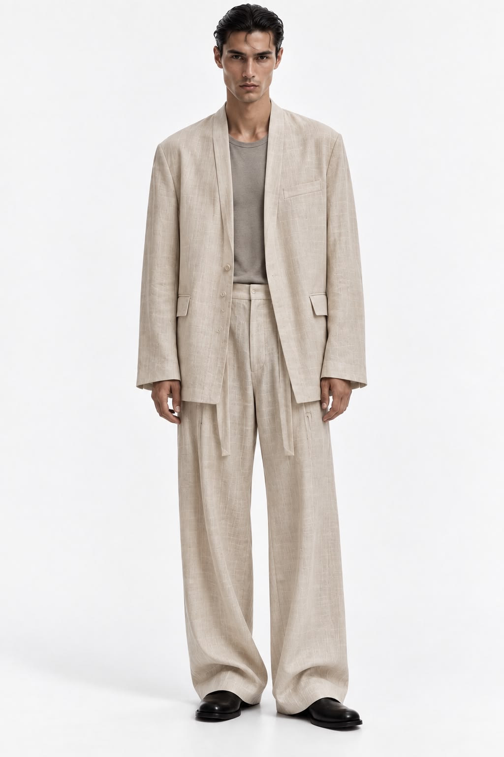 relaxed linen set