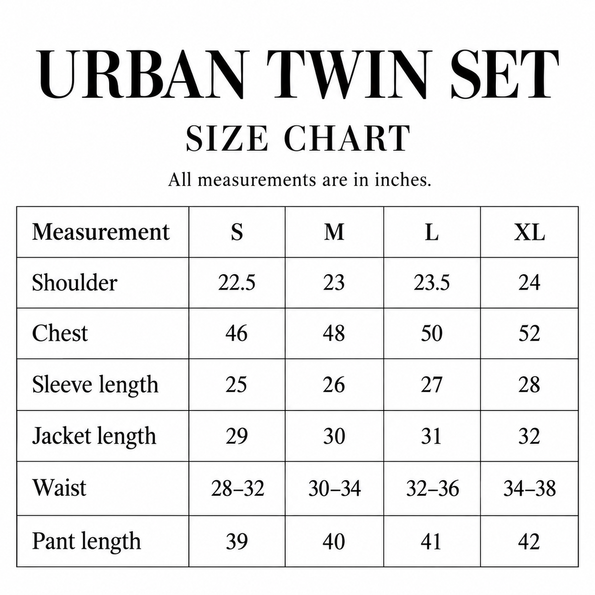 Urban Twin Set