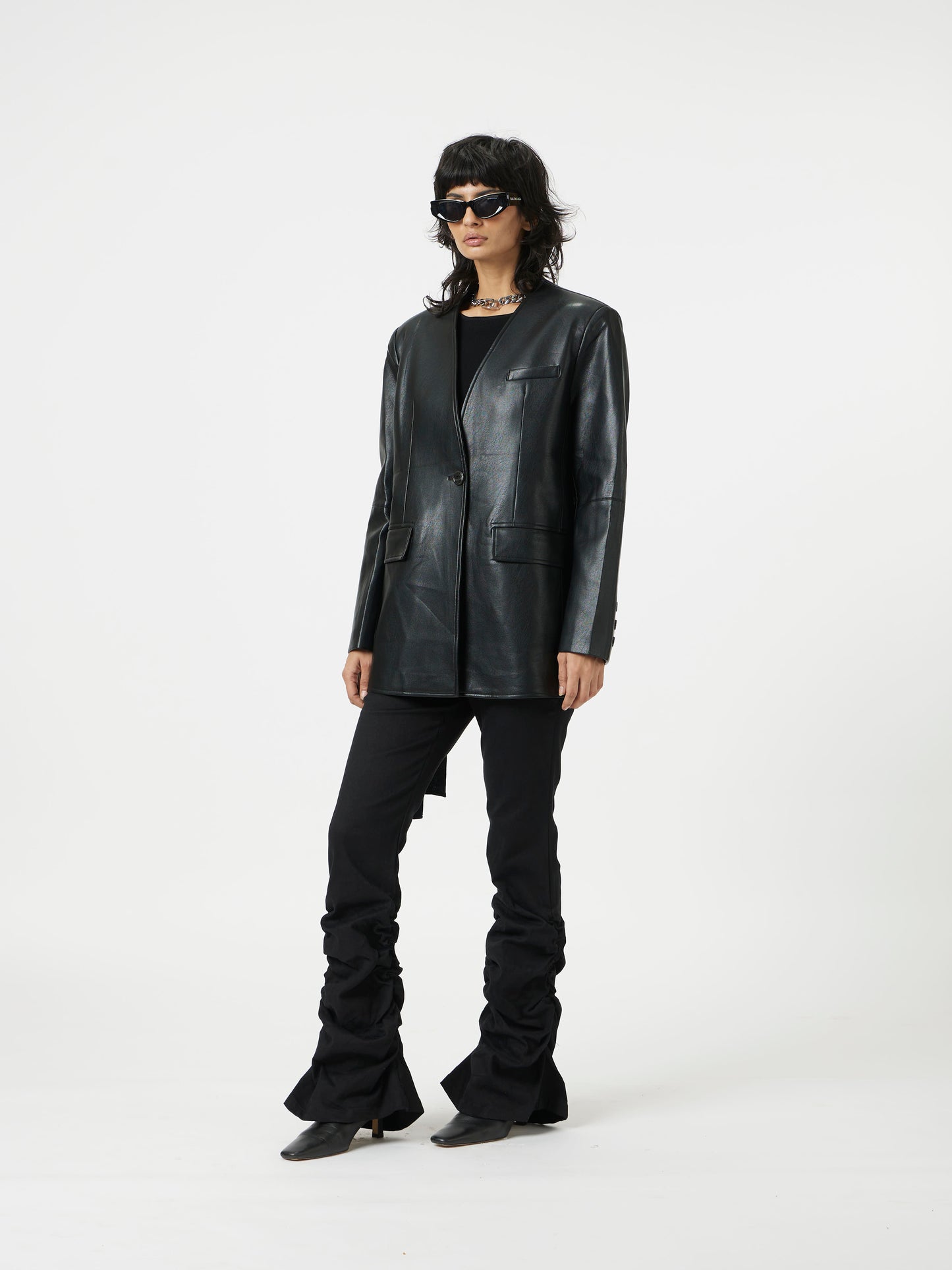 runway fold blazer