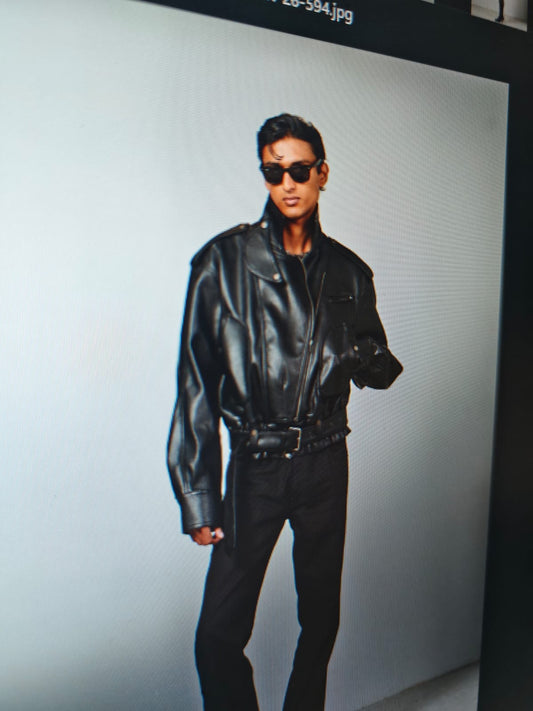Unisex Off-Duty Biker Jacket