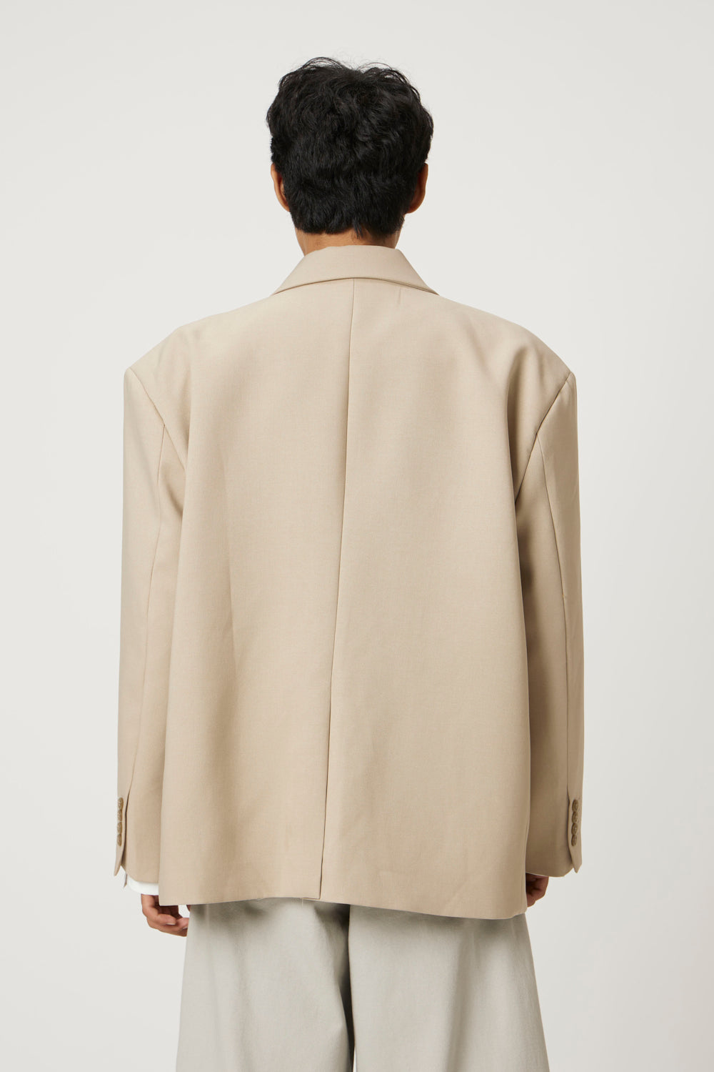 Biege Oversize Blazer