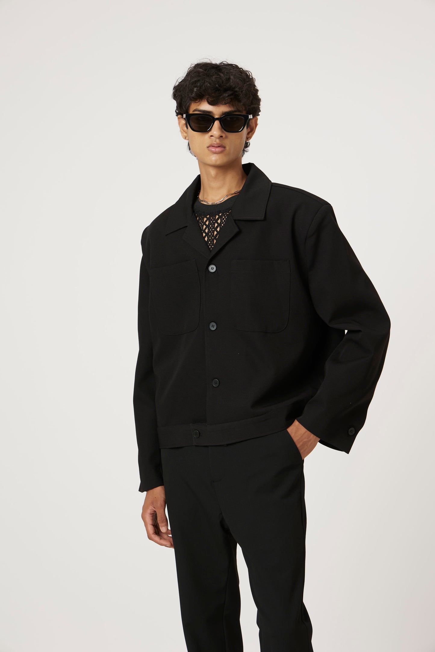 power tuck jacket