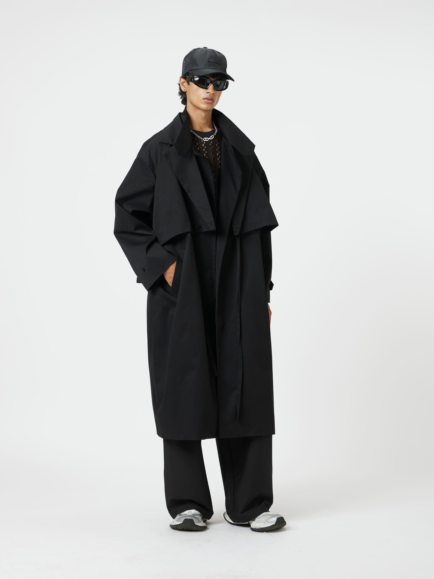 vintage wash trench