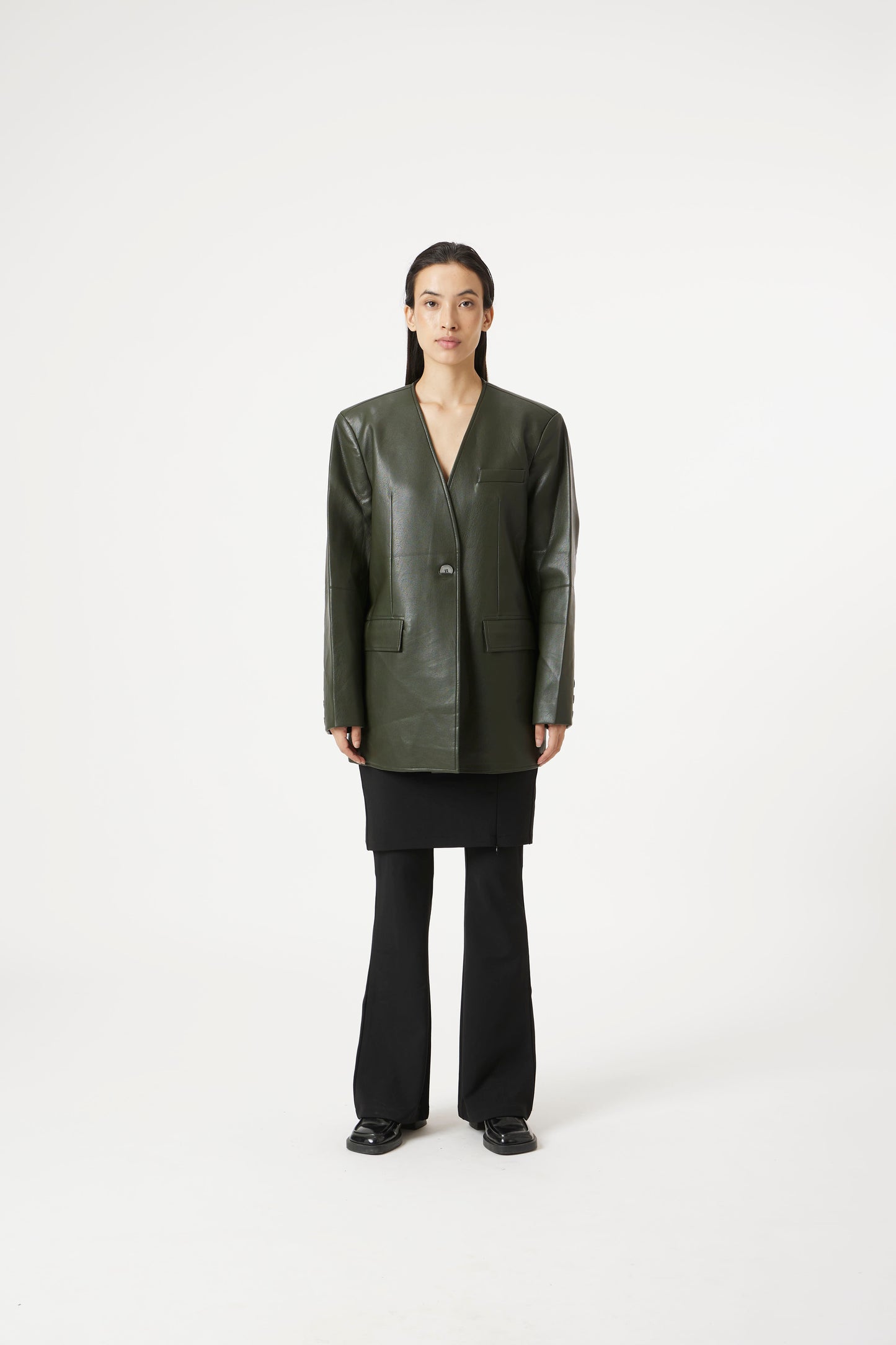 runway fold blazer