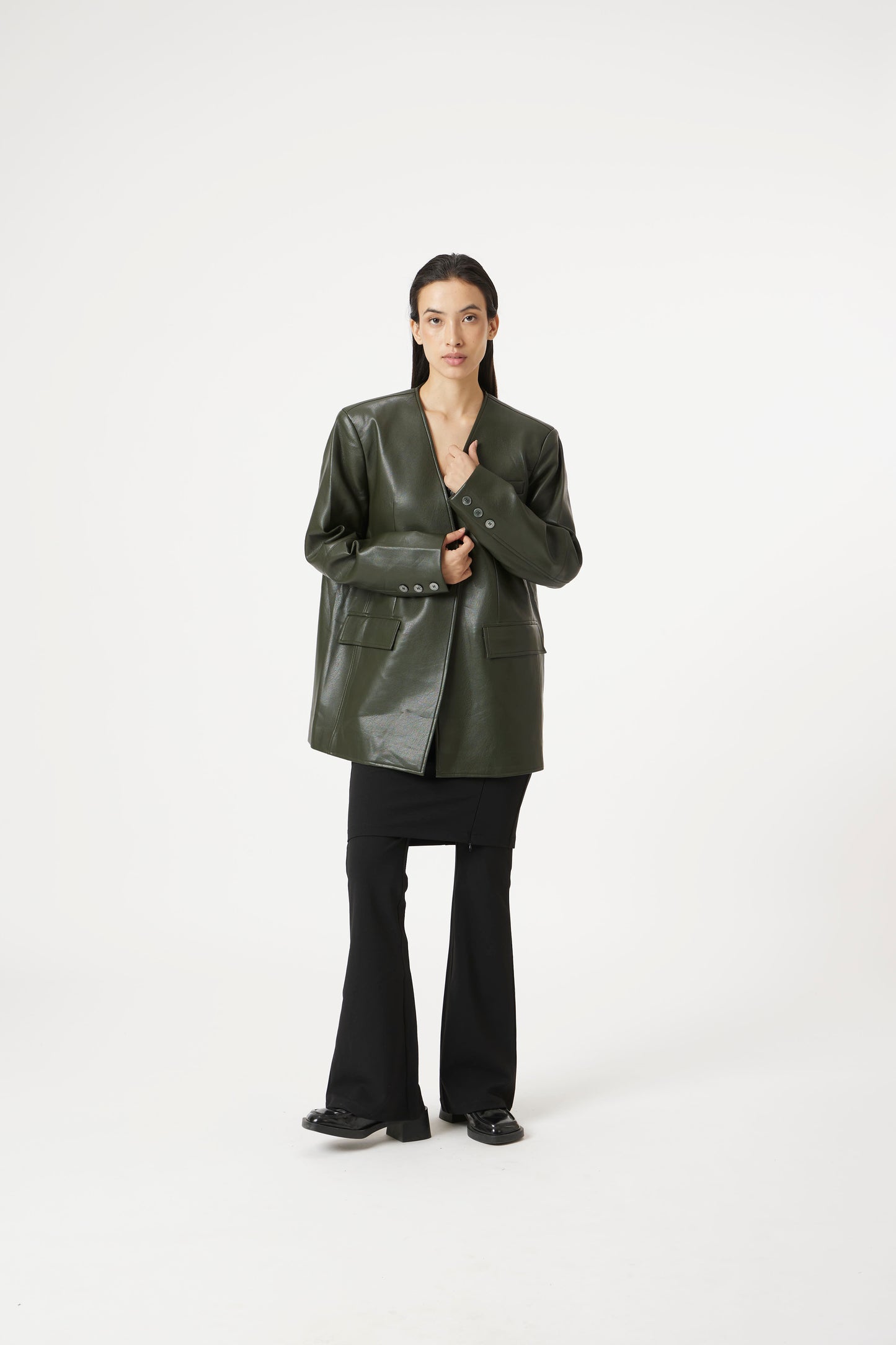 runway fold blazer