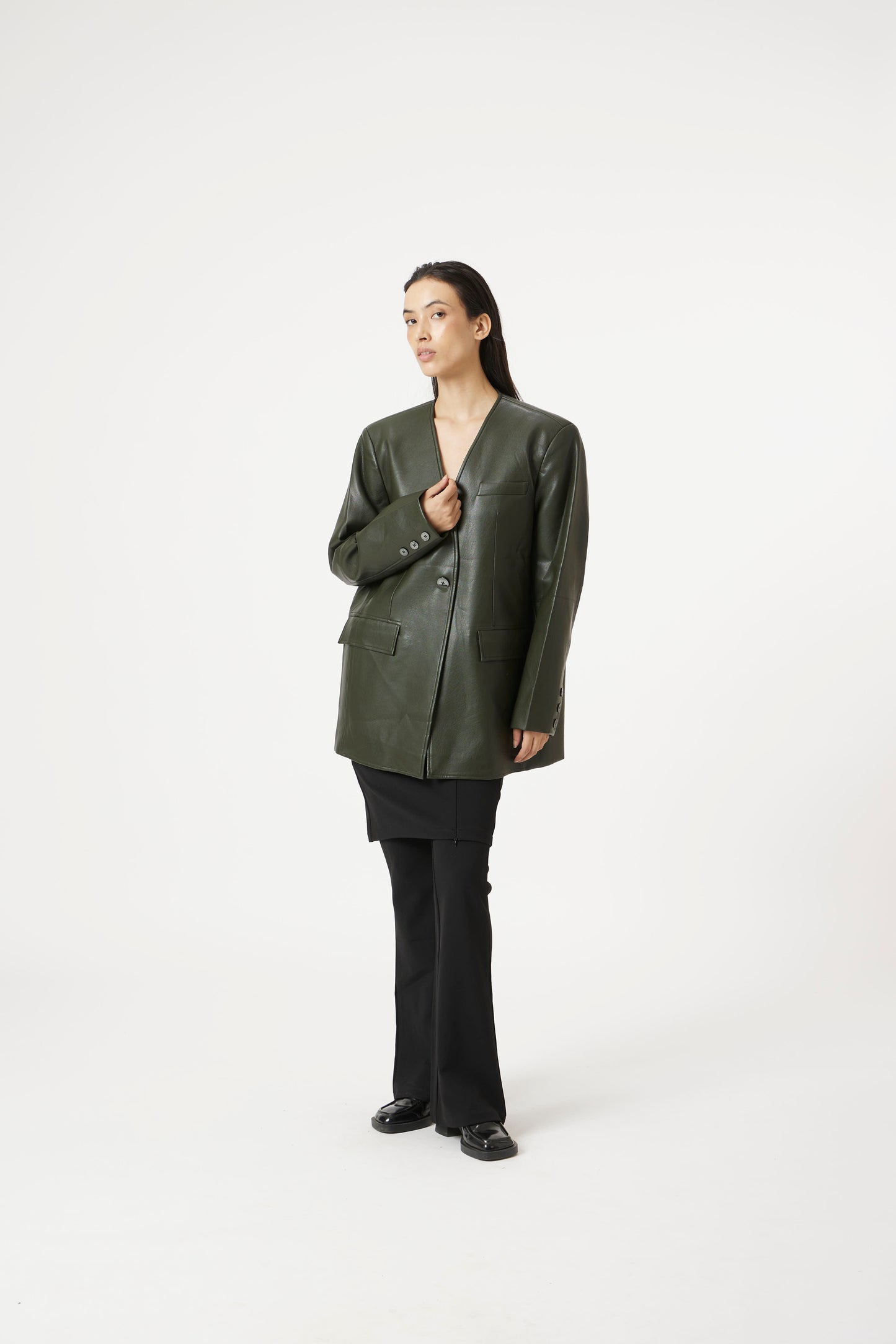 runway fold blazer