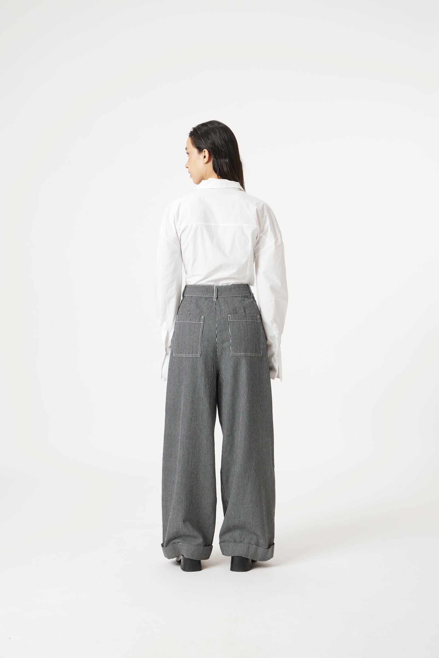 Grey loose pants