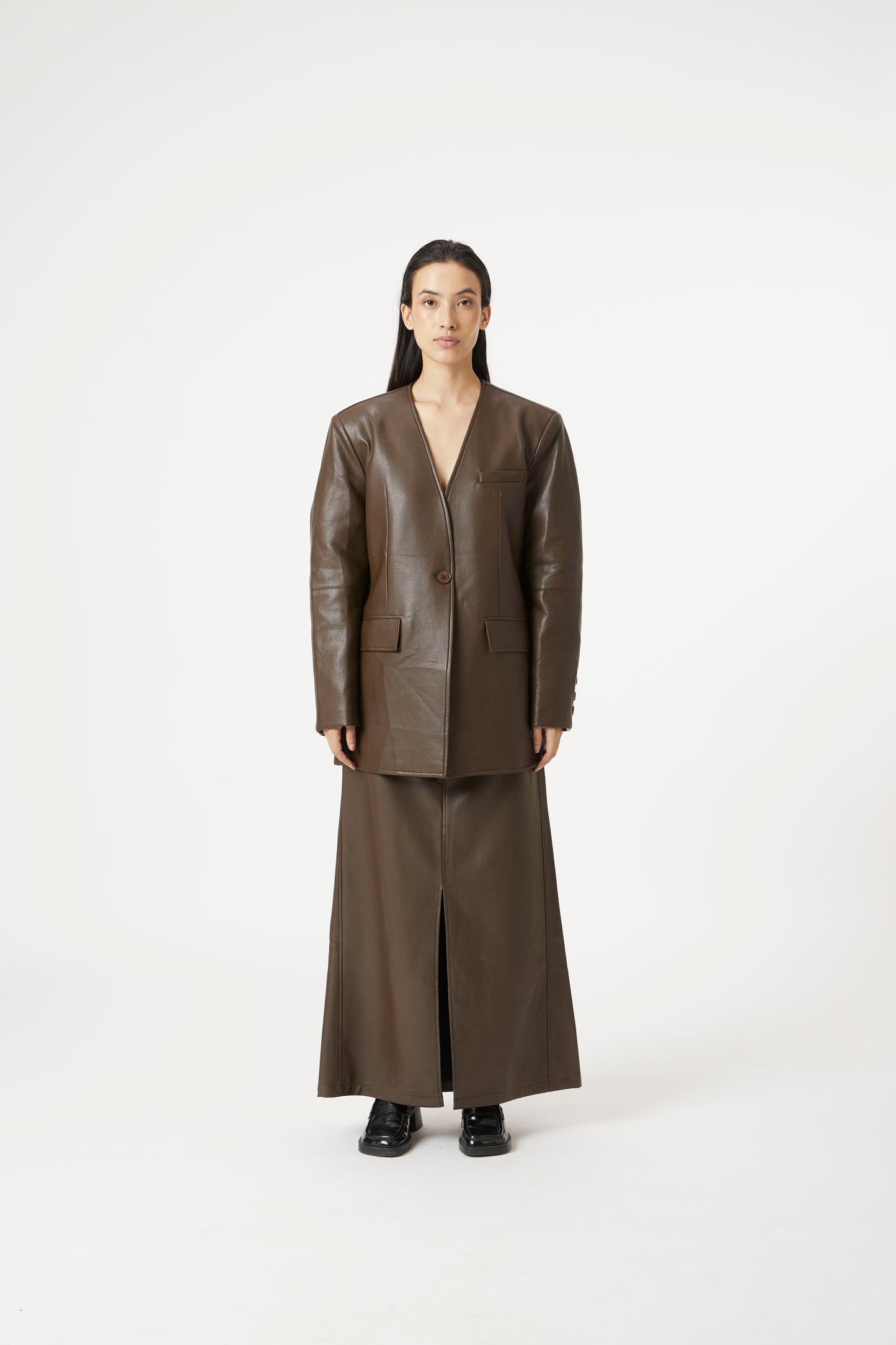 runway fold blazer