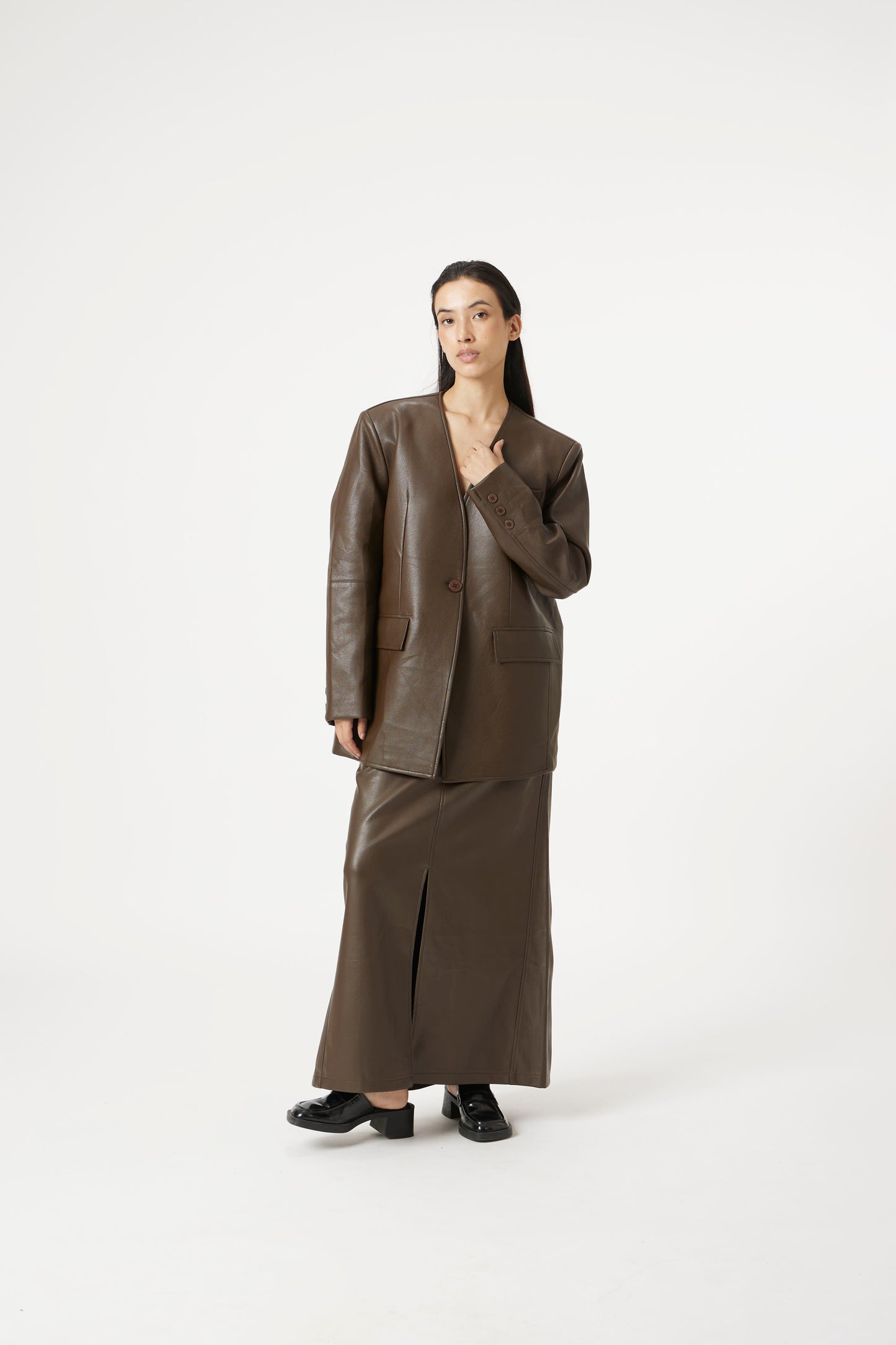 runway fold blazer