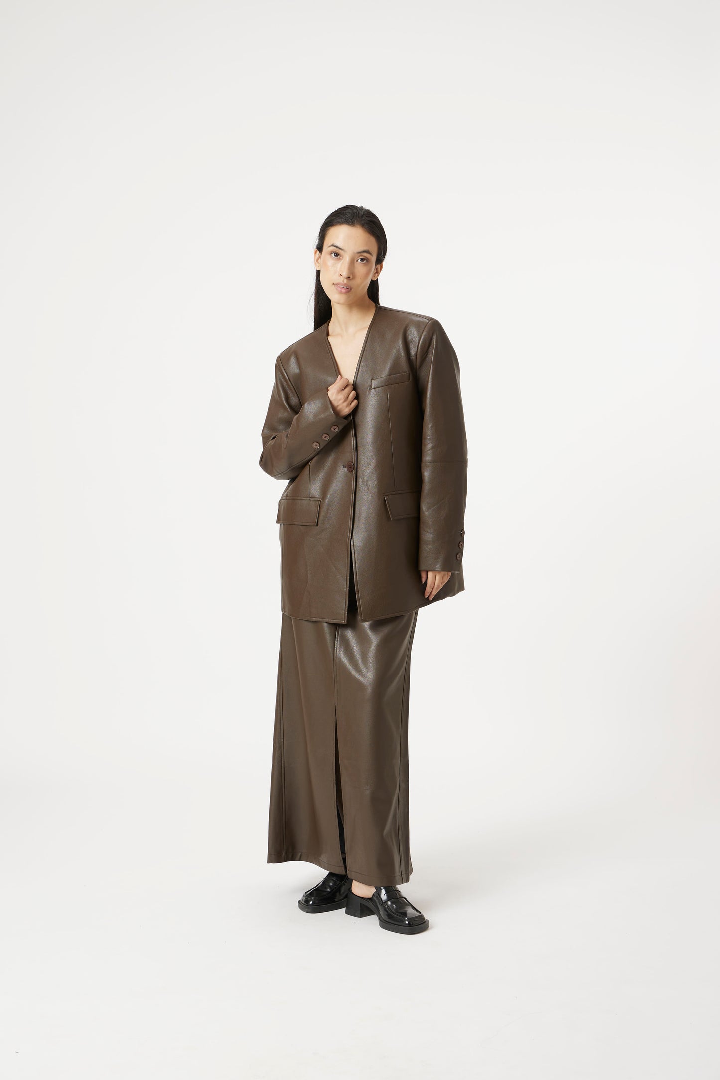 runway fold blazer