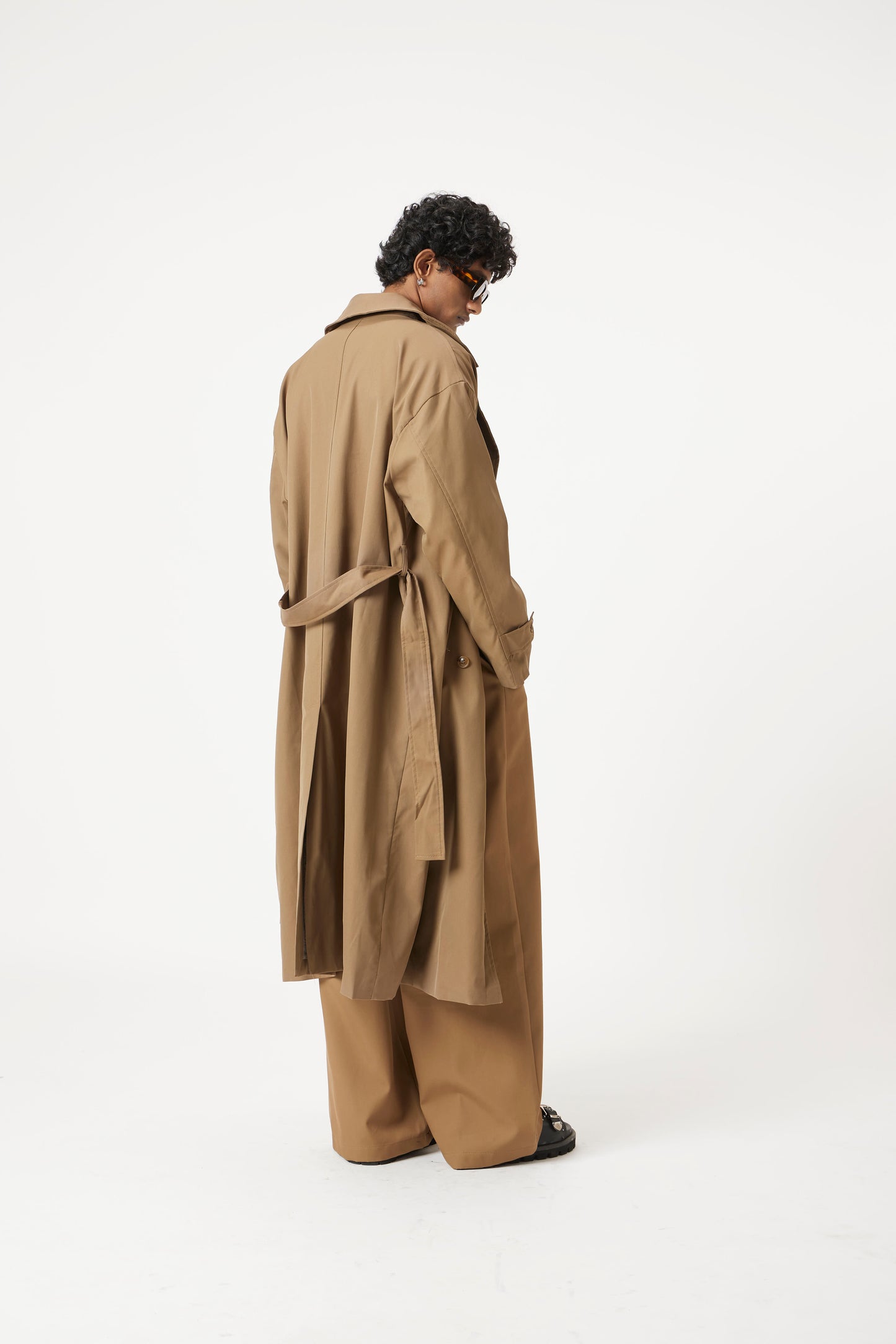 regular tan trench