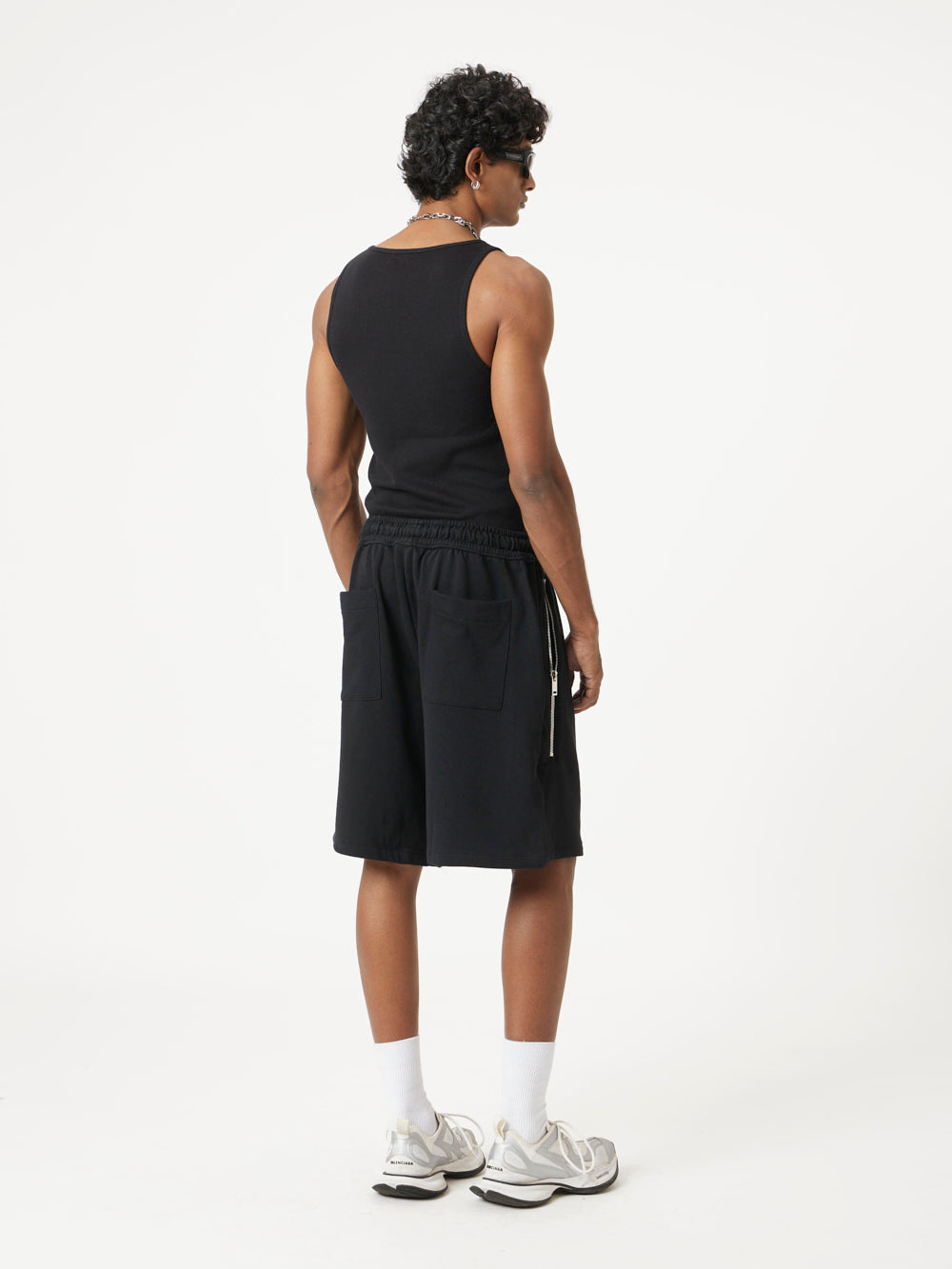 Easy Fit Black Shorts