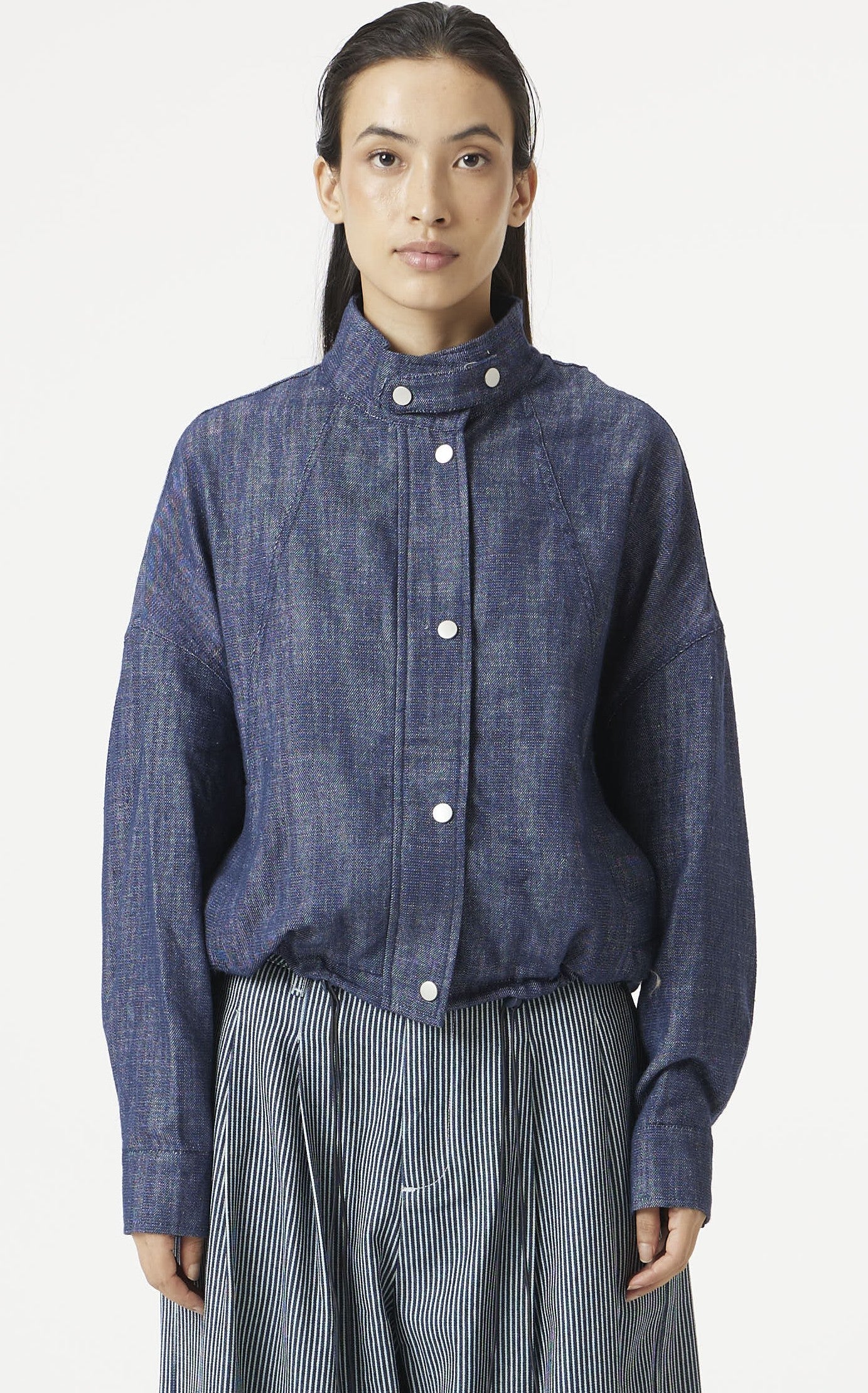 blue slash jacket