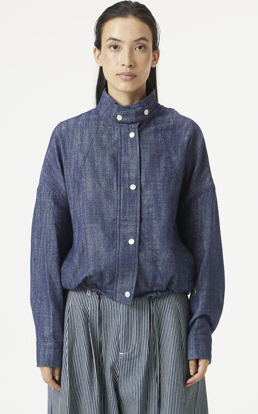 blue slash jacket
