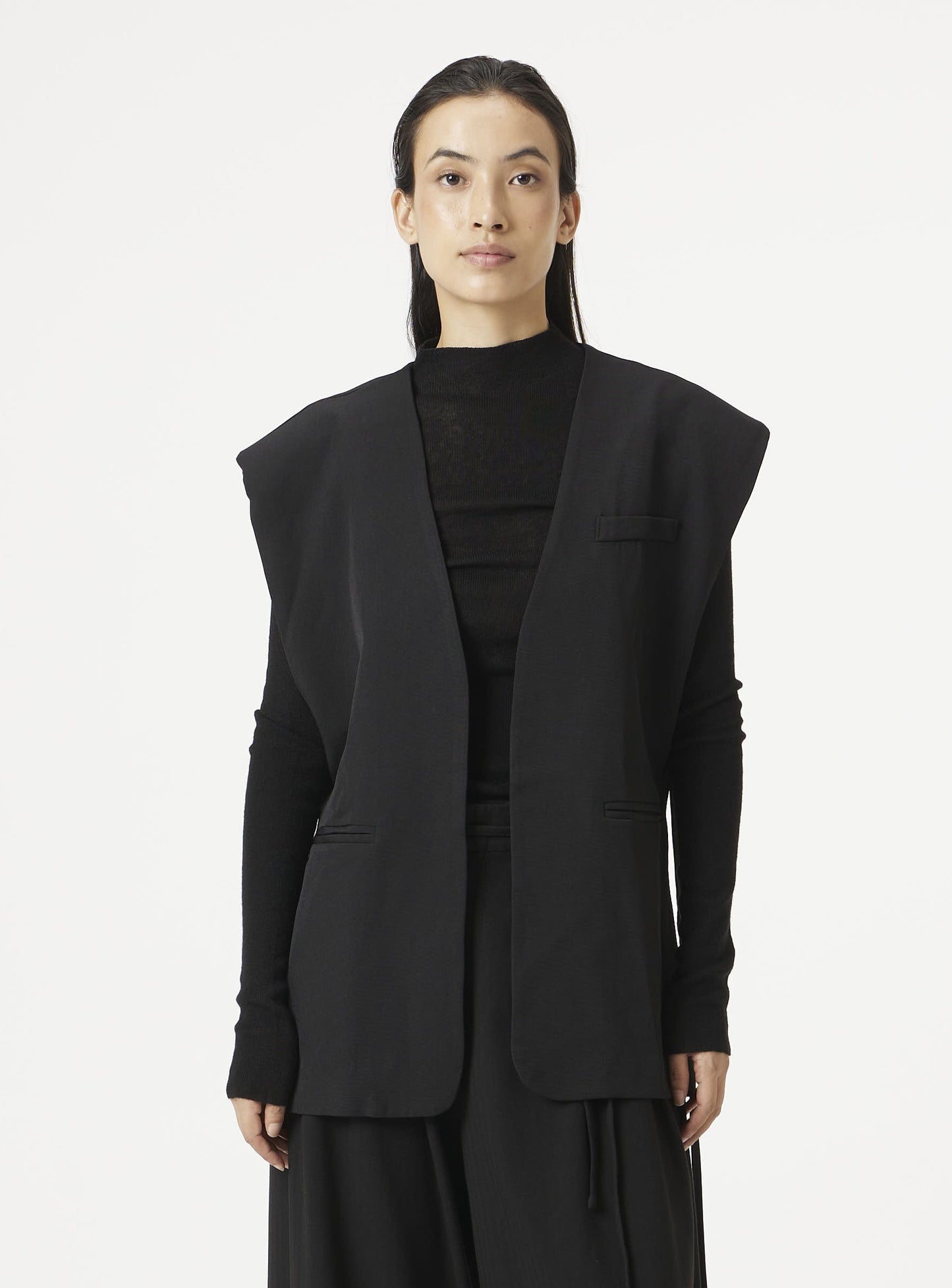 black dressed to chill blazer