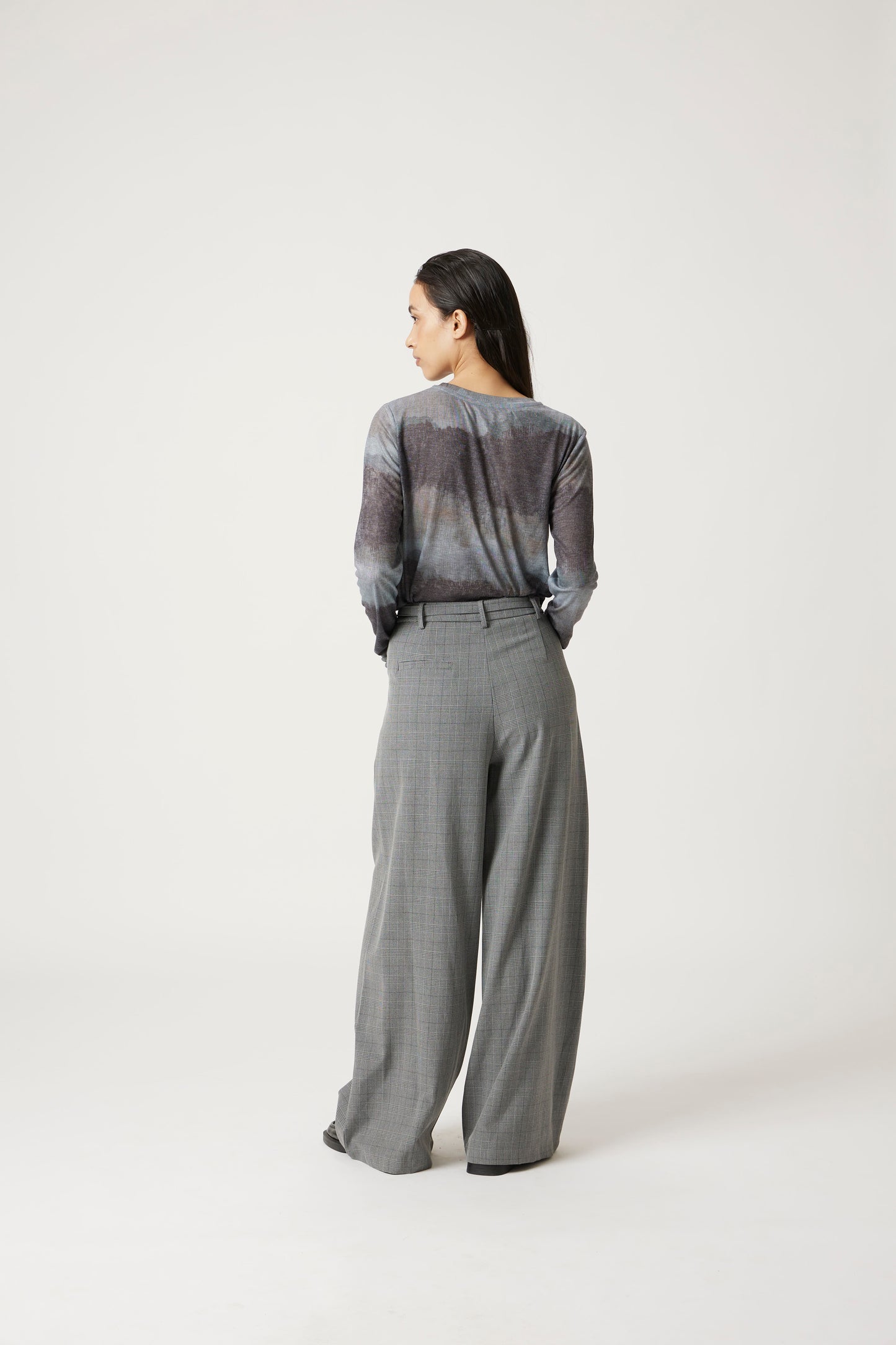 grey textured pant
