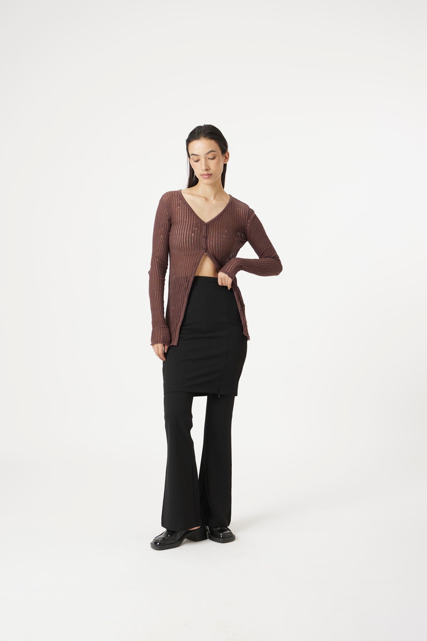 sexy sheer cardigan
