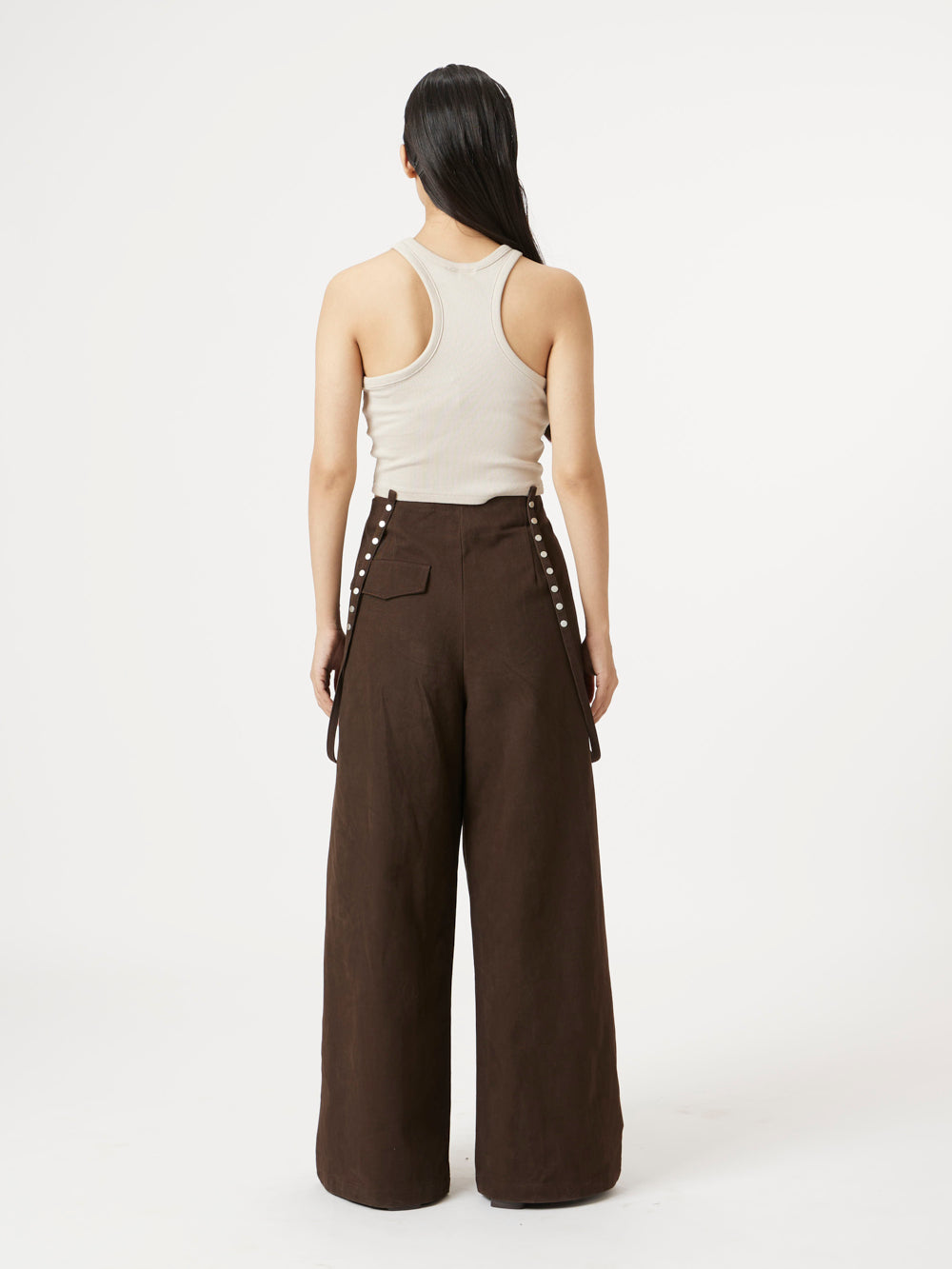 Brown Simple Pants
