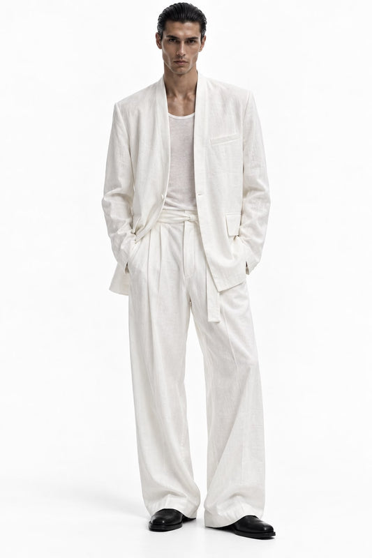 relaxed linen set