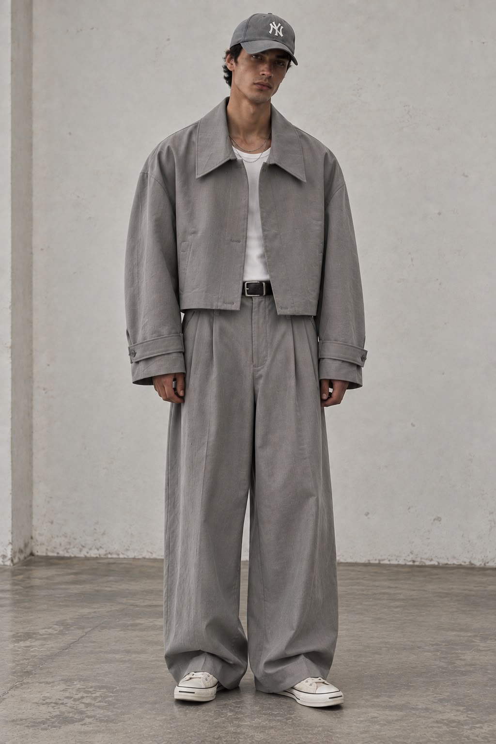 cropped jacket set