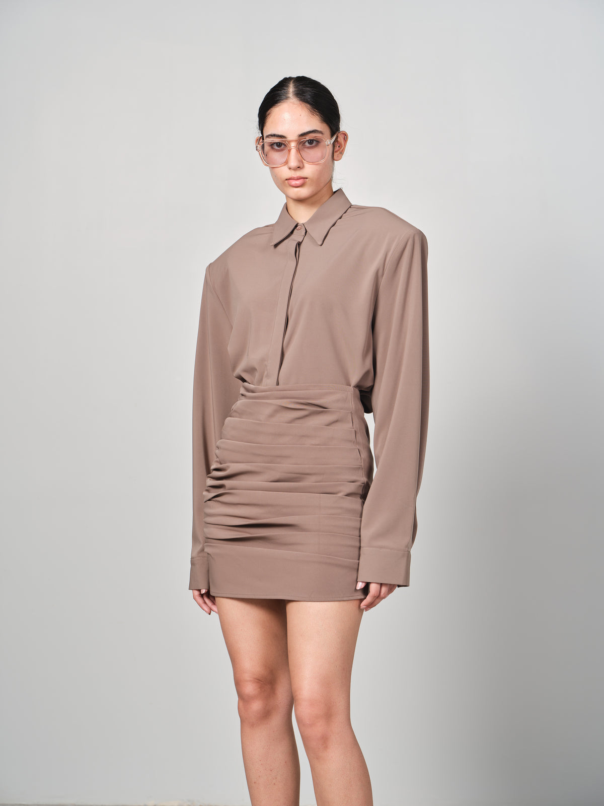 Oversized Shirt Set