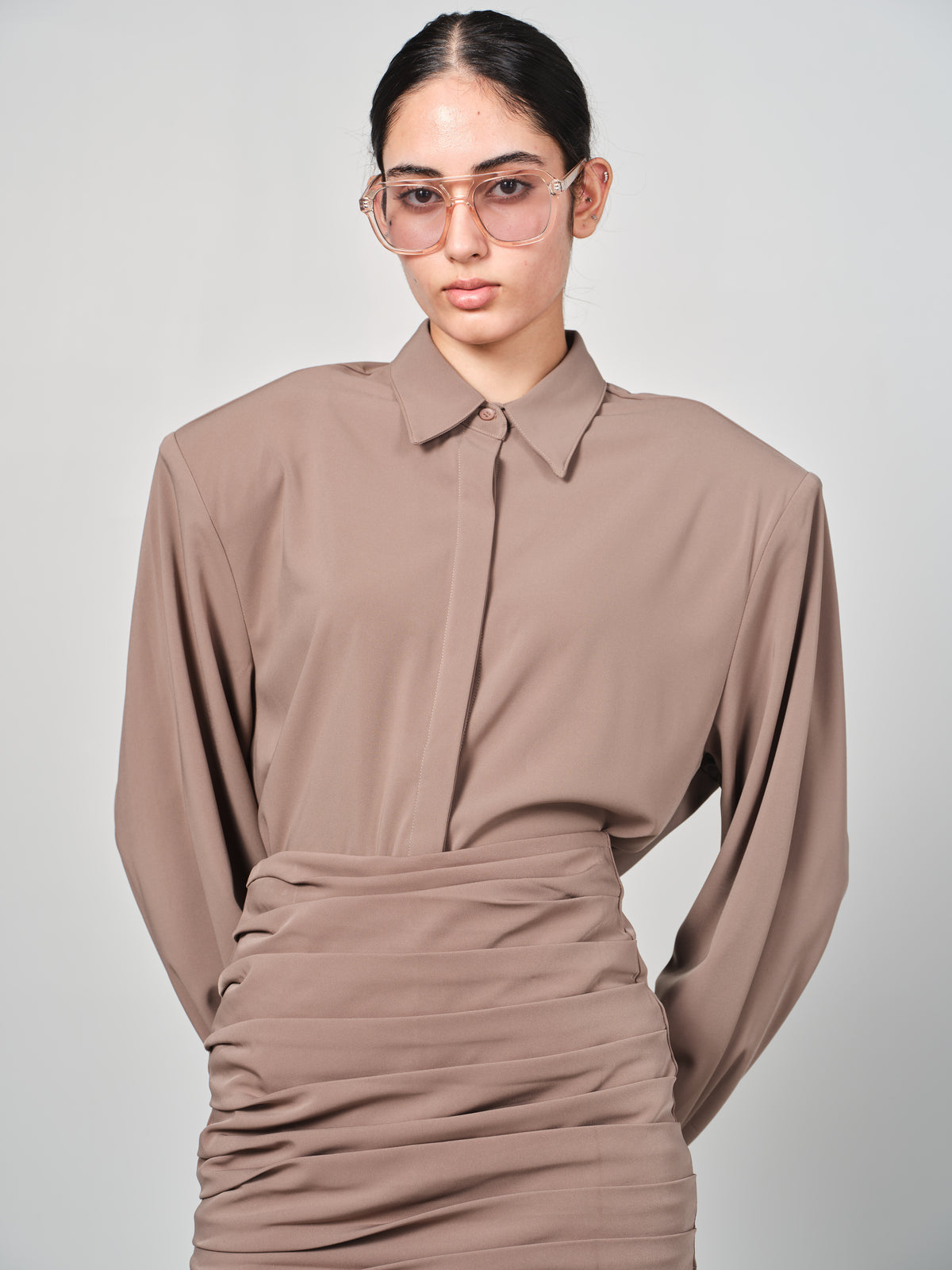 Oversized Shirt Set