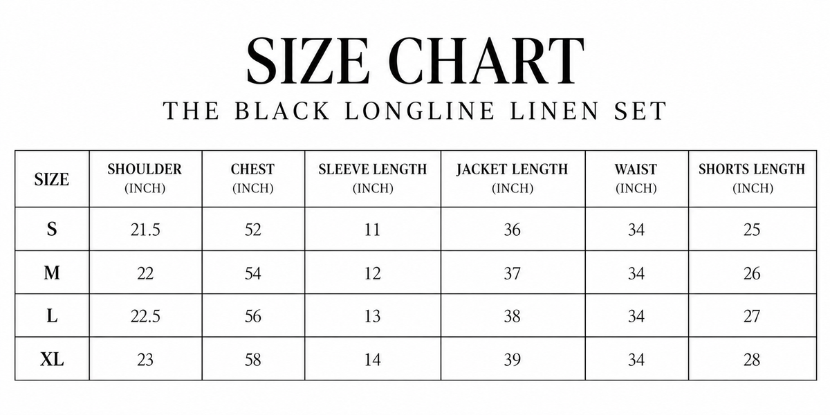 Linen Longline Set