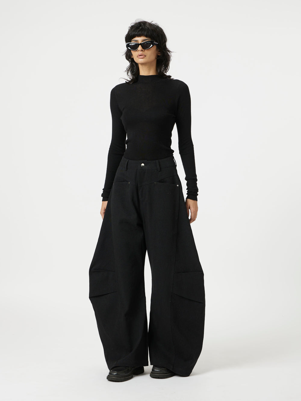 Black Full Orbit Pants