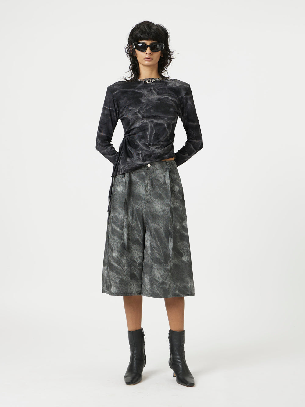 Grey Style Nap Shorts