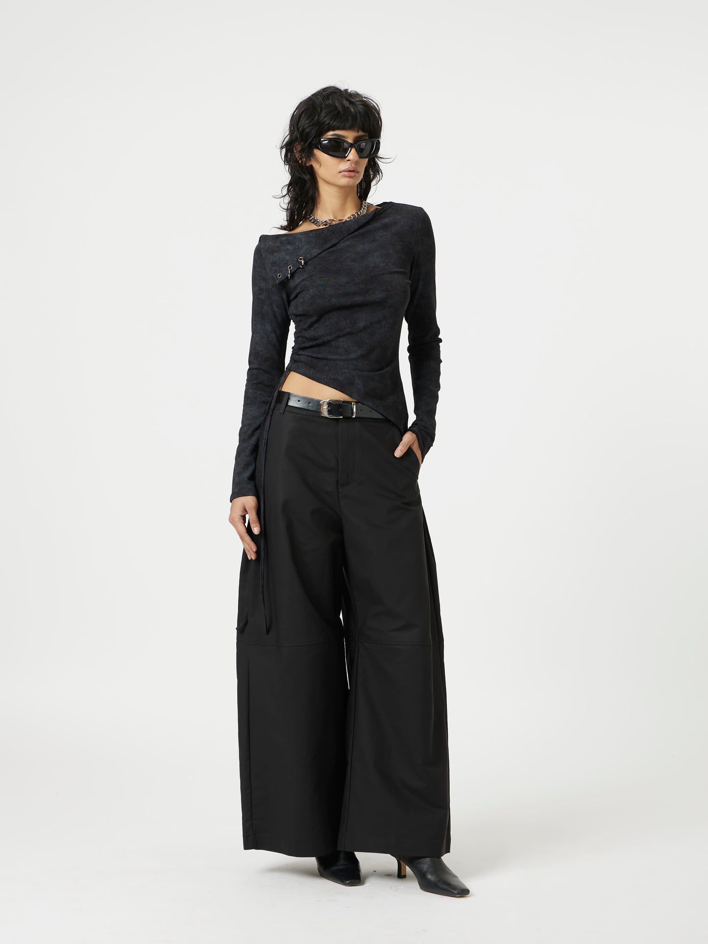 Black dune pants