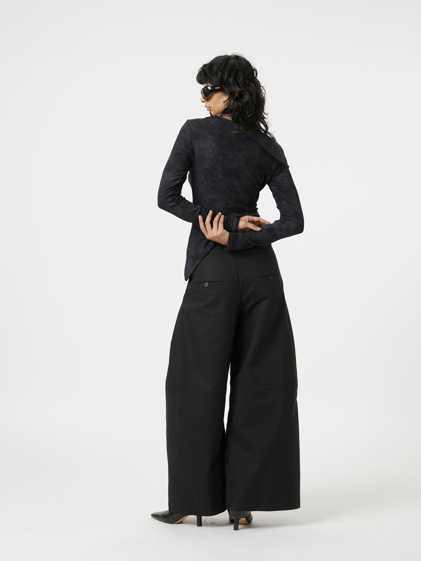 Black dune pants