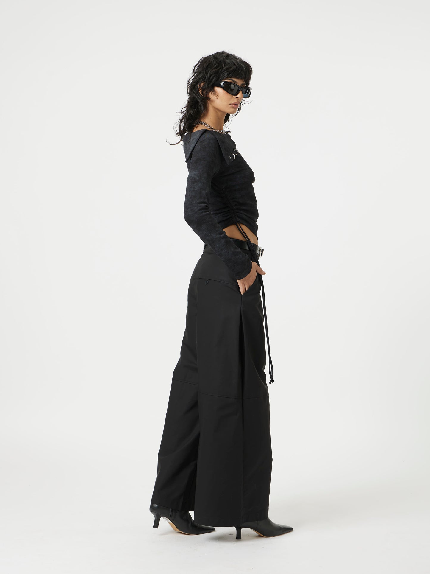Black dune pants