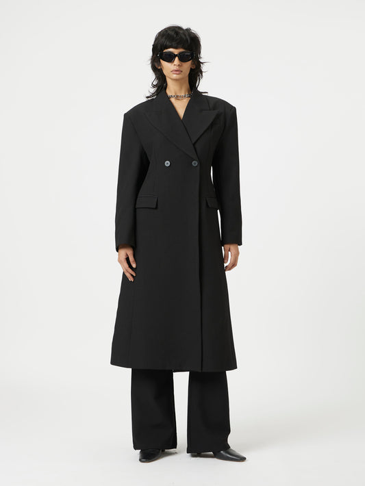 Black Vogue Fall Trench