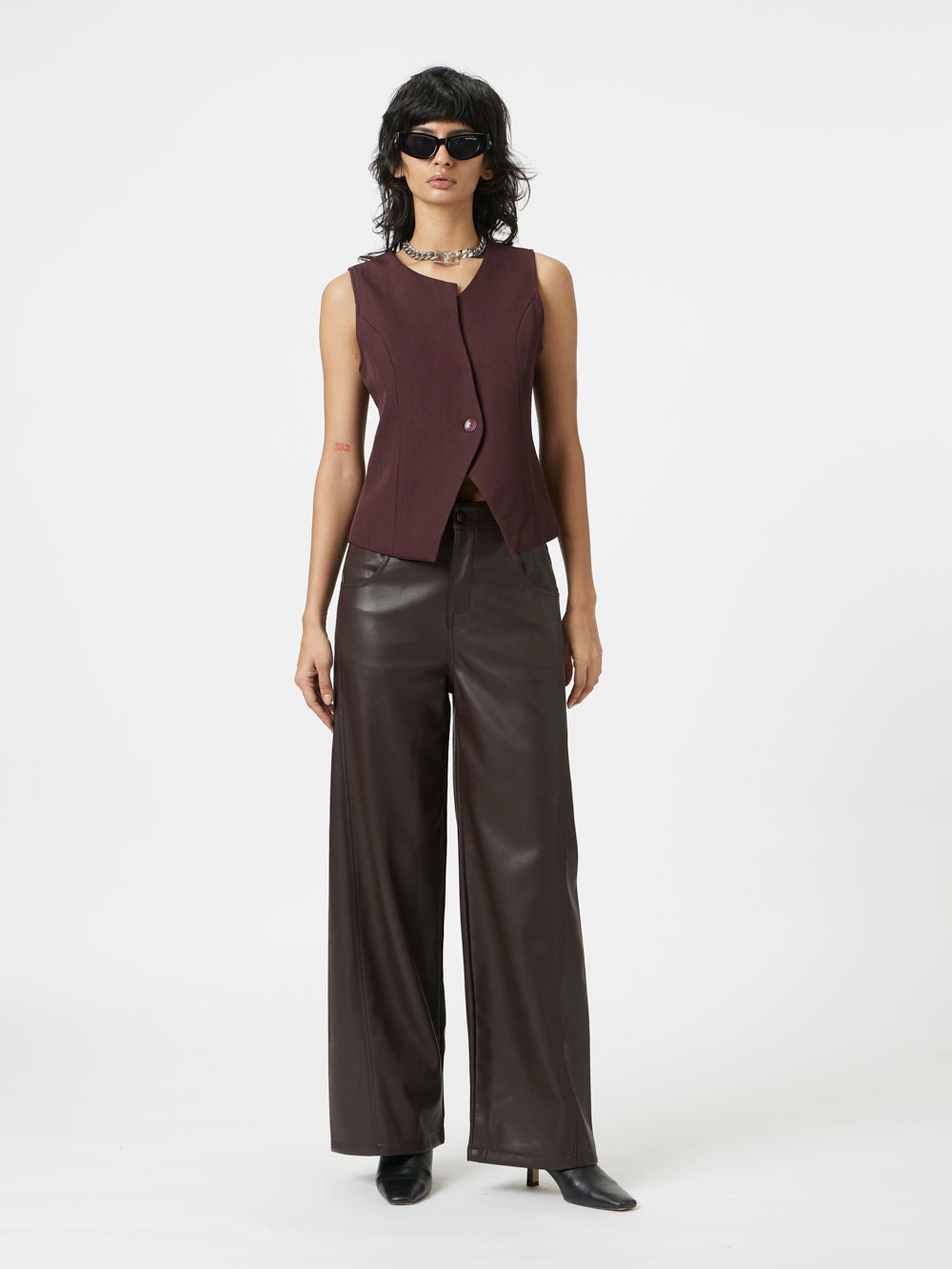 Brown Striaght Pants