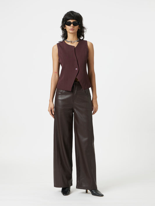 Brown Striaght Pants