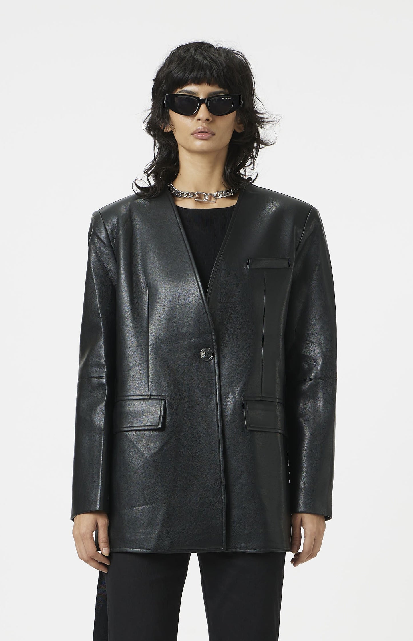 runway fold blazer