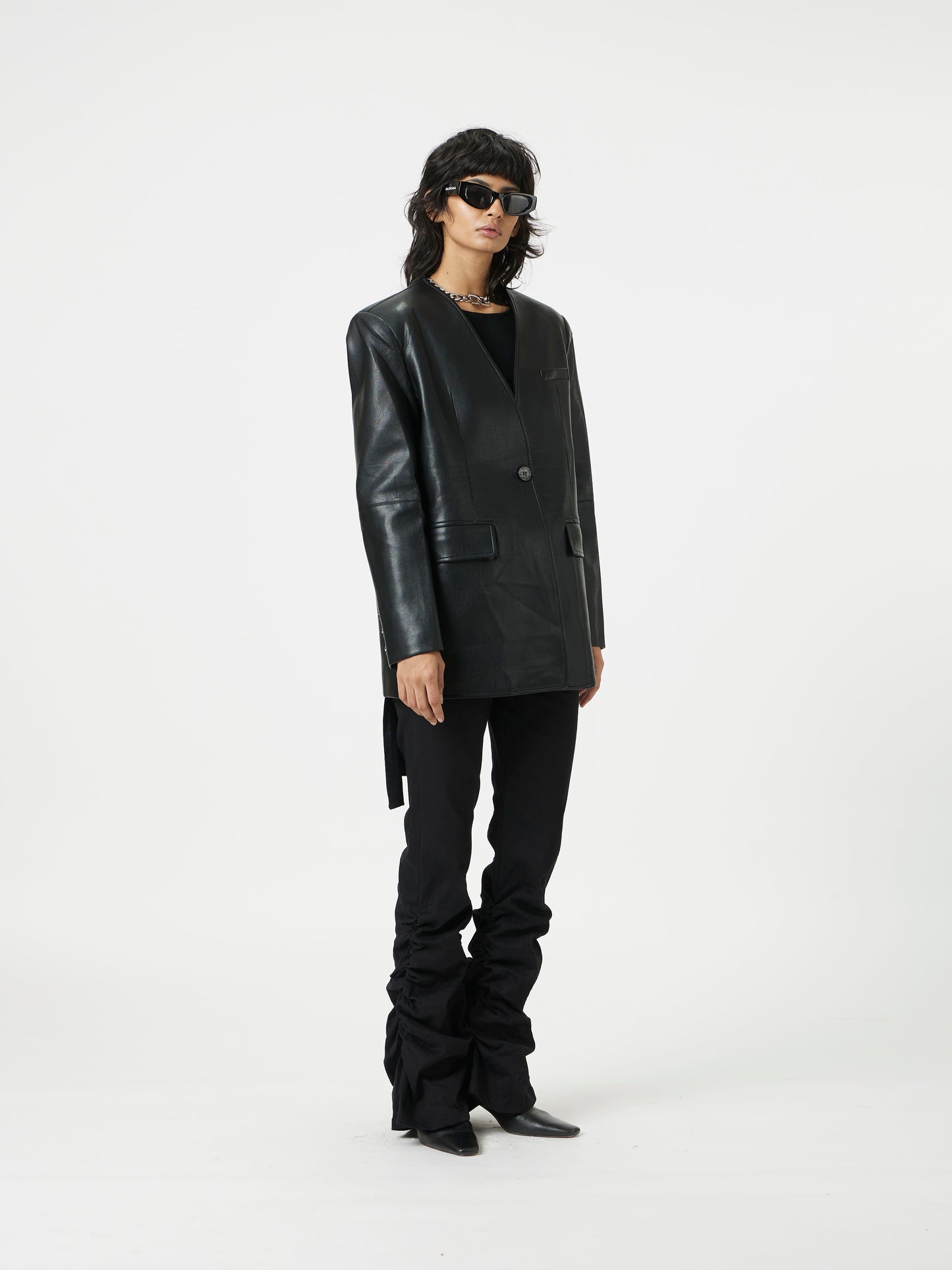runway fold blazer
