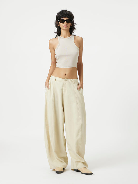 Beige Lazy Pants