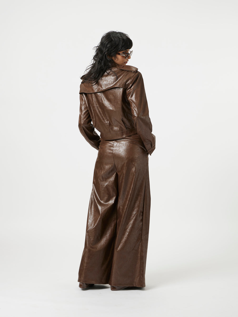 Brown Throw Over Set