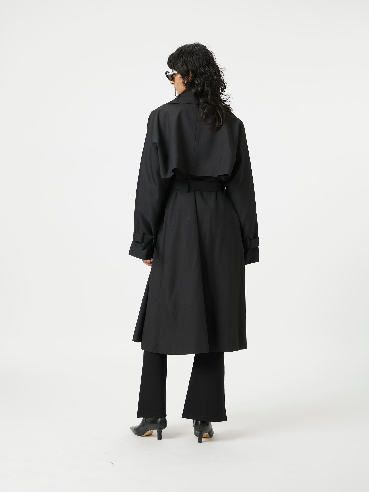 luxe cut trench